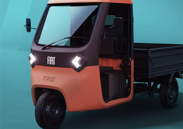 The Fiat Tris: An electric tricycle that makes the Piaggio Ape blush